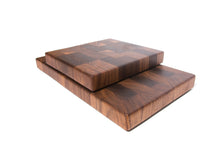 Load image into Gallery viewer, End Grain Cutting Board Set - Walnut
